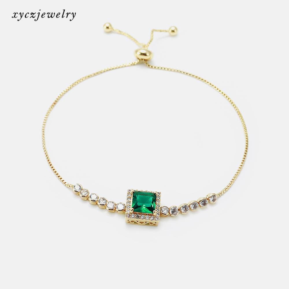 Pulseira Delicada Quadrado Lapidado XYS100382手链