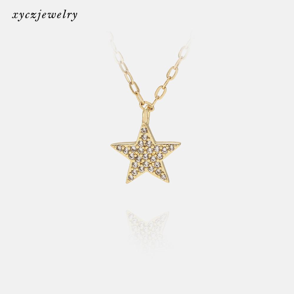 DIY Pingente estrela cravejada  XYE102727  VENDIDO SEPARADAMENTE