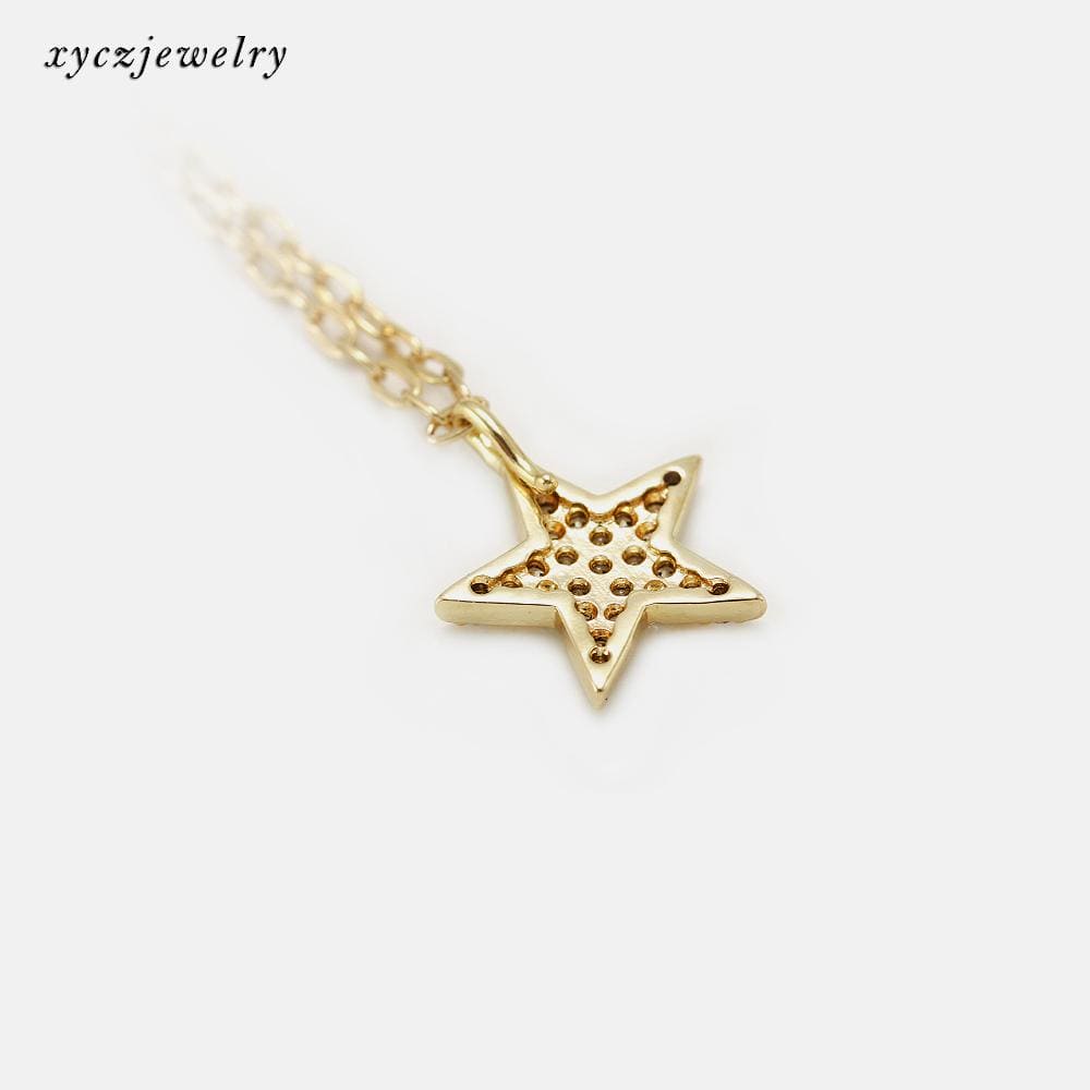 DIY Pingente estrela cravejada  XYE102727  VENDIDO SEPARADAMENTE