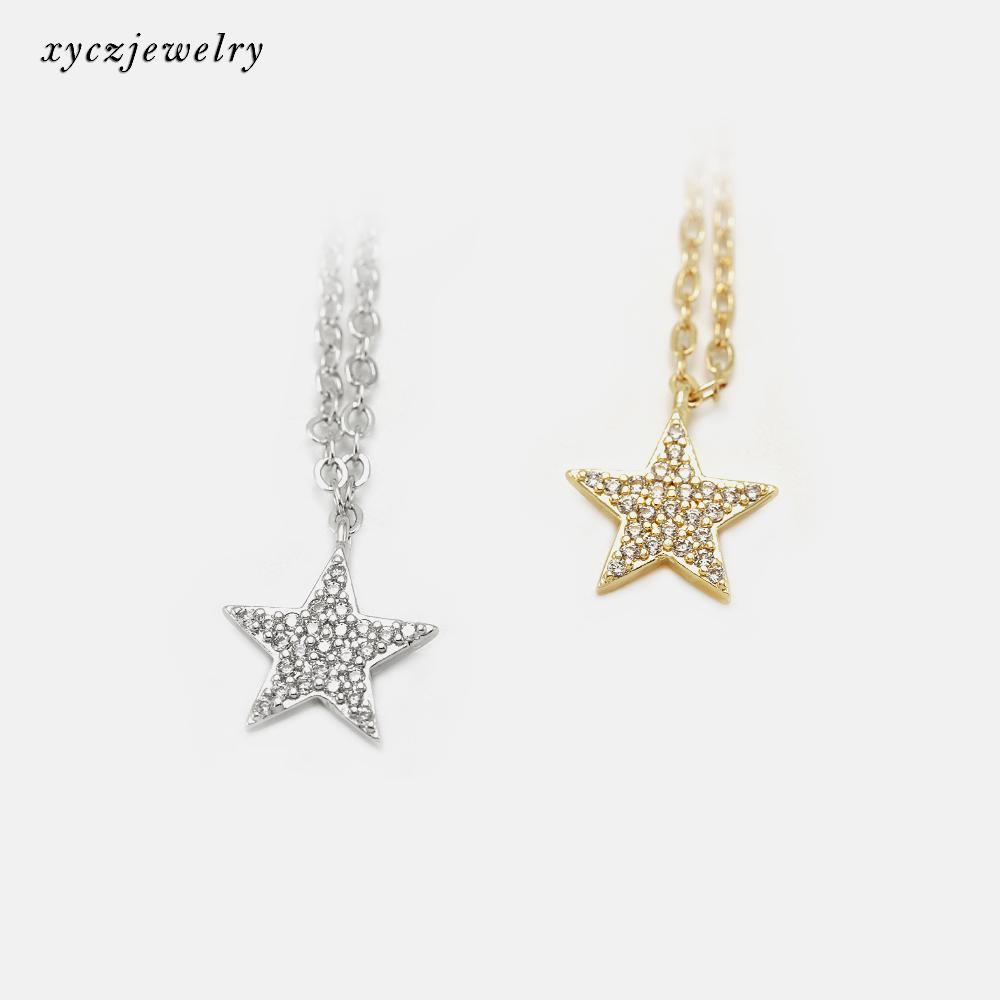 DIY Pingente estrela cravejada  XYE102727  VENDIDO SEPARADAMENTE