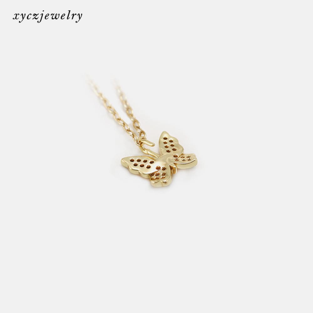 Pingente borboleta cravejado no atacado