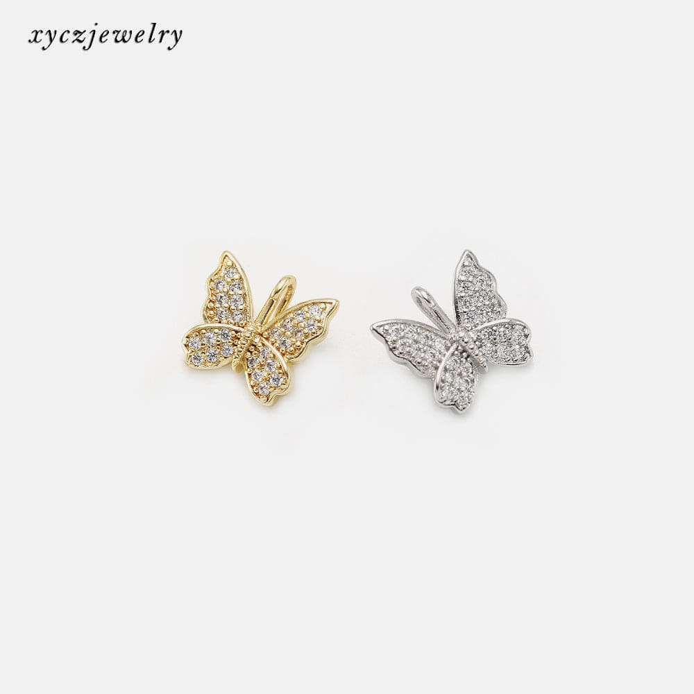 Pingente borboleta cravejado no atacado