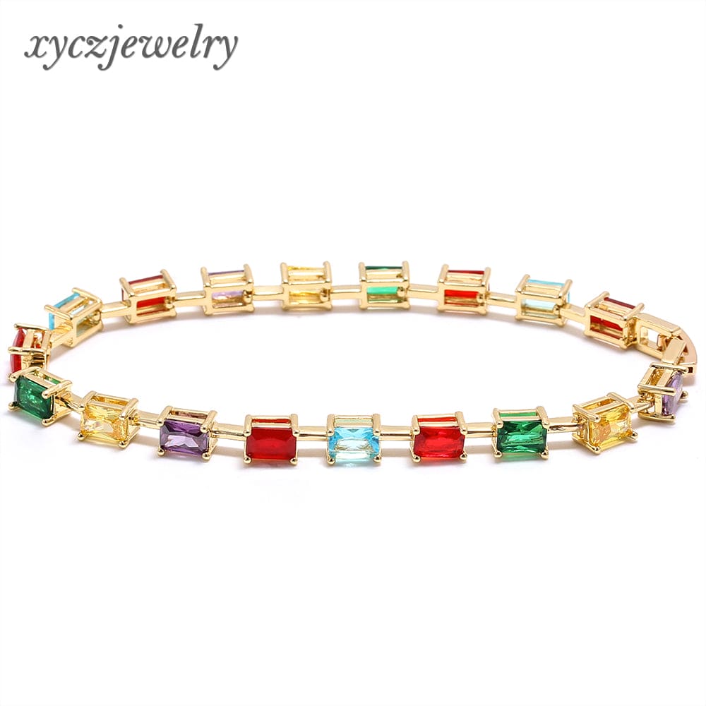 Pulseira Delicada Zirconia Colorido XYH100659